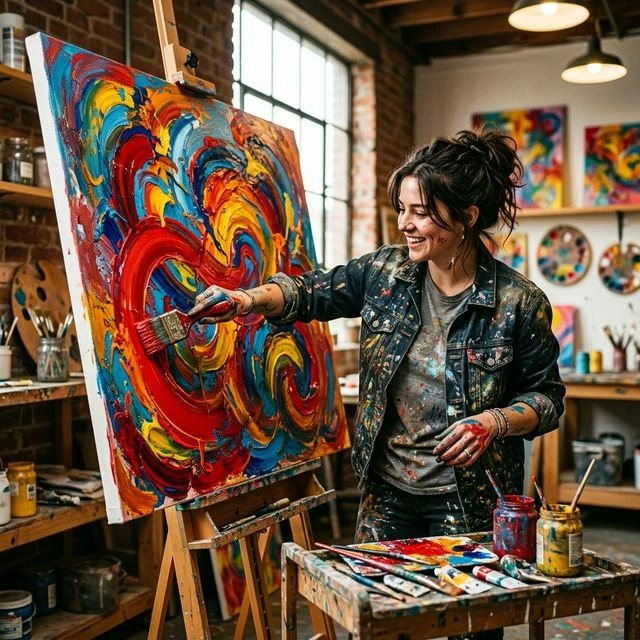 Colors of Emotion - Acrylic painting